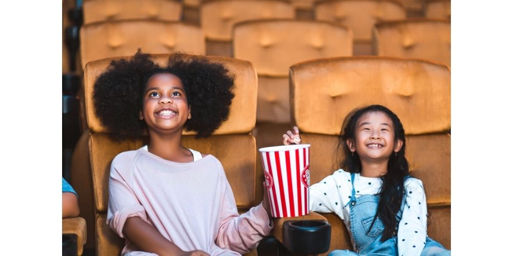 Kids Watching a Film