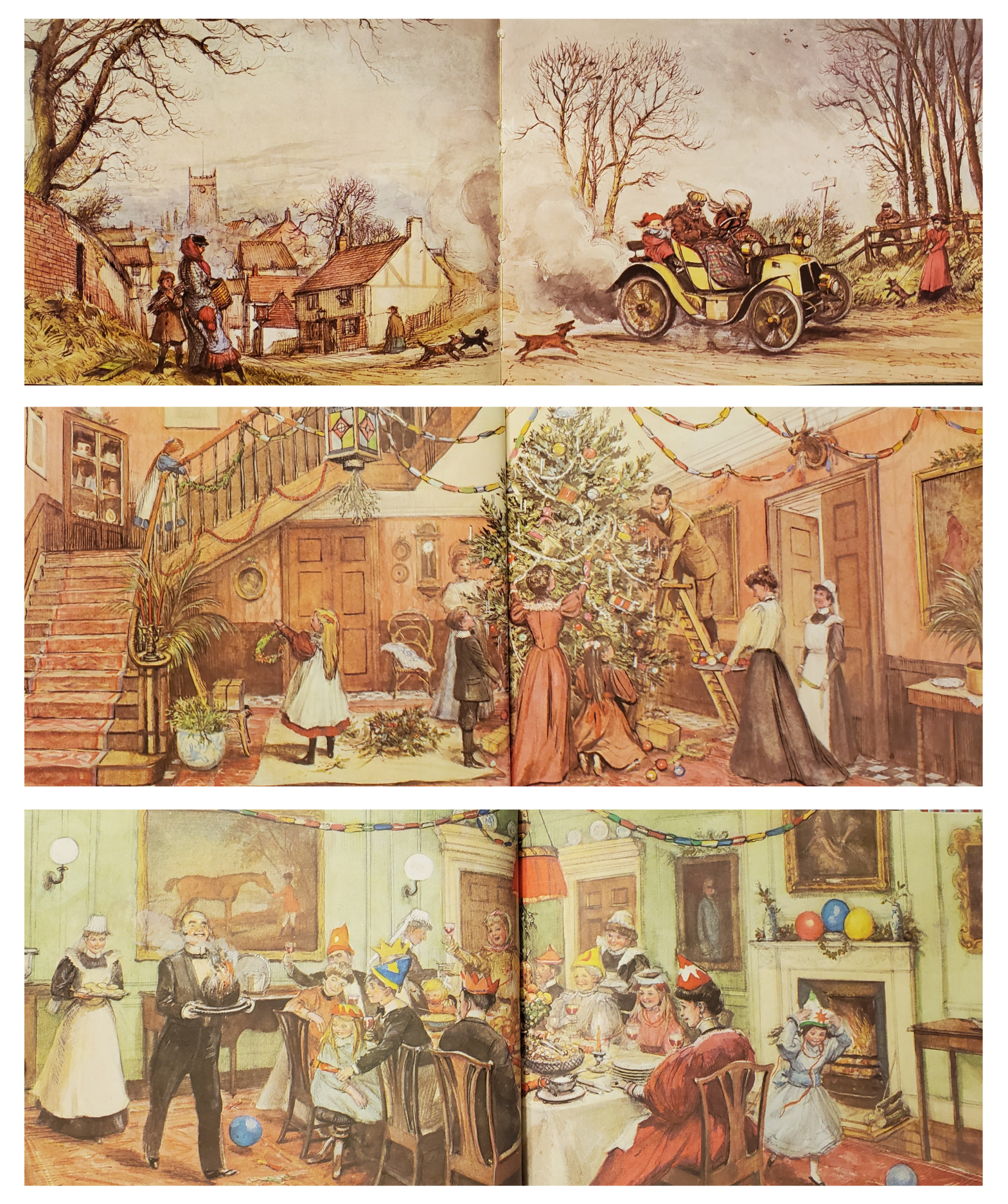 An Edwardian Christmas illustrations