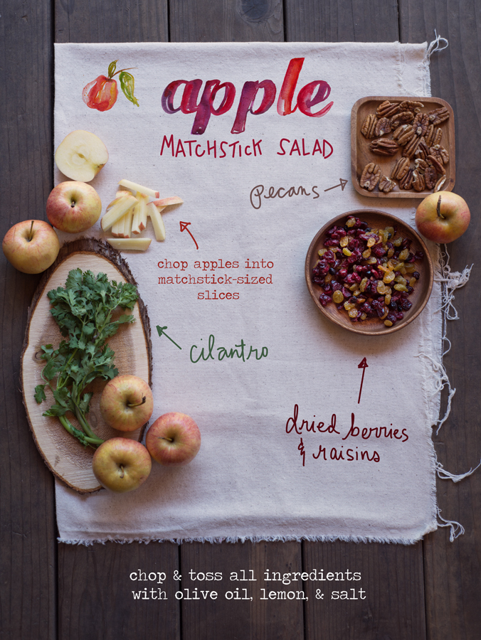 apple matchstick salad recipe