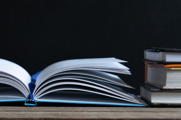 stack of books