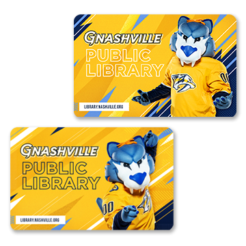 Nashville Preds Themed Library Cards