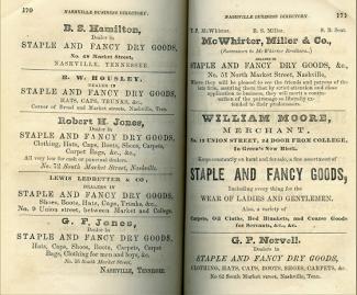 1859 Nashville City Directory 
