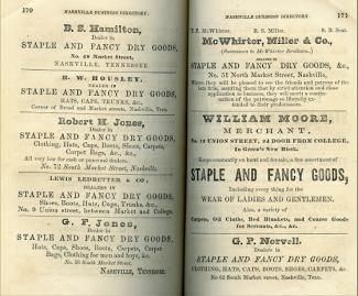 1859 Nashville City Directory 