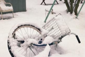 Fire Department photo - snow photos from Christmas, 1962