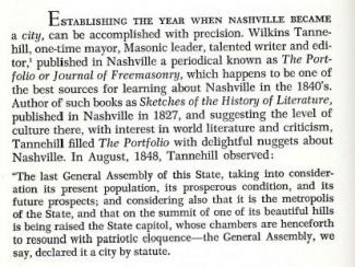 Page from Nashville, Its Life and Times