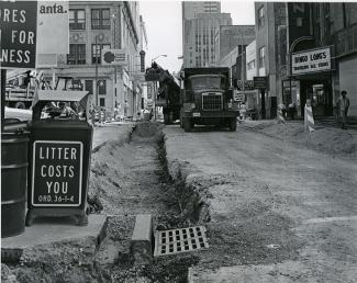 View of Church St and 8th Ave, circa early 1950's