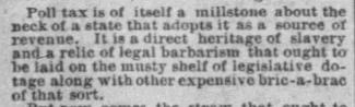 Clipping from the Nashville Banner from 1889