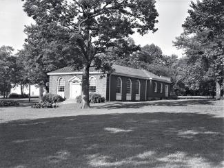 View of the exterior of the Richland Park branch in 1950