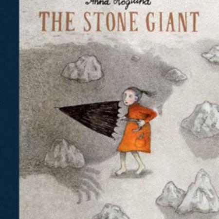 Cover of The Stone Giant by Anna Höglund; contains girl with an umbrella 